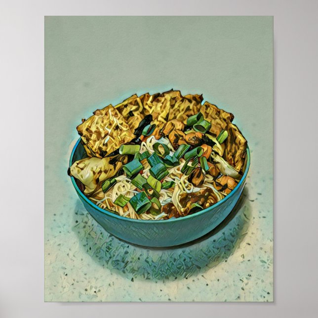 Póster Japanese Food Lovers Gift (Frente)