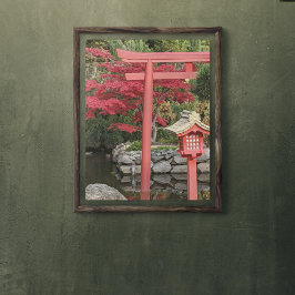 Póster Japanese Garden Elements Glossy