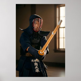 Póster Japanese Kendo
