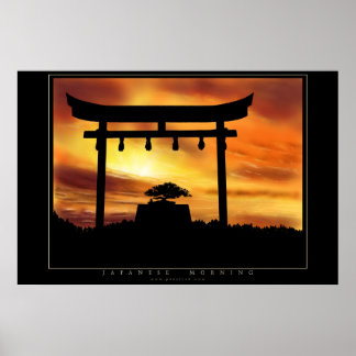 Póster Japanese Morning