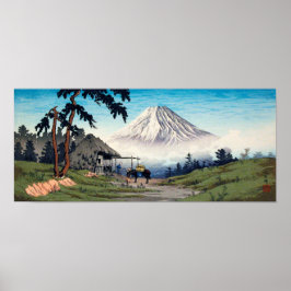 Póster Japanese Mt. Fuji vintage design art ポスター