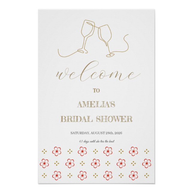 Póster  Japanese Plum Blossom Design (Anverso)