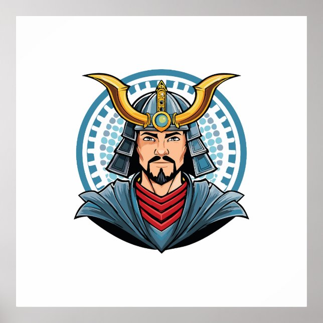 Póster Japanese samurai (Frente)