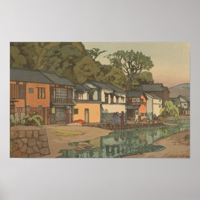 Póster Japanese Ukiyoe Art (Hiroshi Yoshida) (Frente)