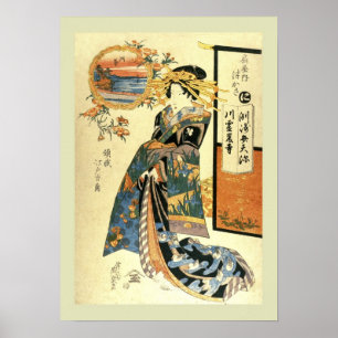 Póster Japanese Woodblock
