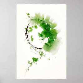 Póster Japanese Zen Garden 