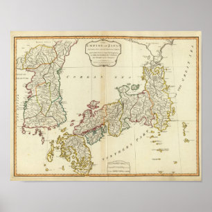 Póster Japón, Corea