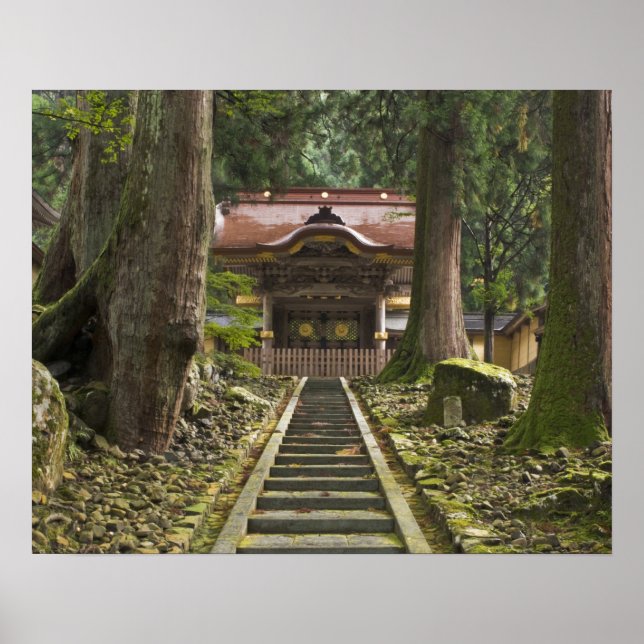 Póster Japón, Fukui, Templo Eiheiji (Frente)