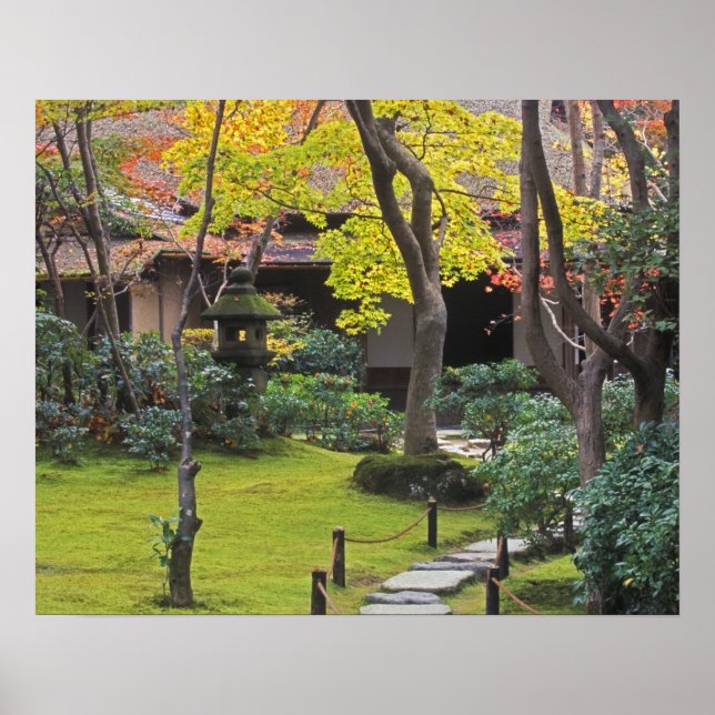 Póster Japón, Kioto, Arashiyama, Okochi Sanso (Frente)