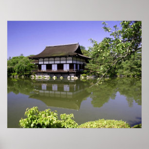 Póster Japón, Kyoto, Jardín Japonés del Santuario Heian