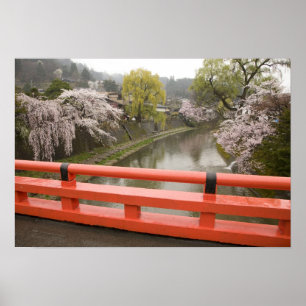 Póster Japón, la prefectura de Gifu, Takayama también c