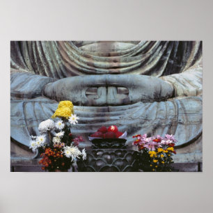 Póster Japón, Pref. de Kanagawa, Kamakura. Floral