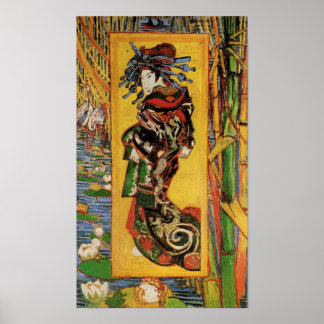 Póster Japonaiserie, Oiran (Cortesía del Bella Artes Van 