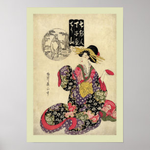 Póster Japonés Woodblock