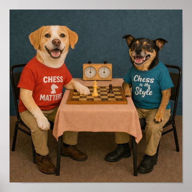 Póster "Jaque mate" (Frente)