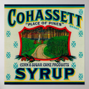 Póster Jarabe LabelCairo, GA de Cohassett