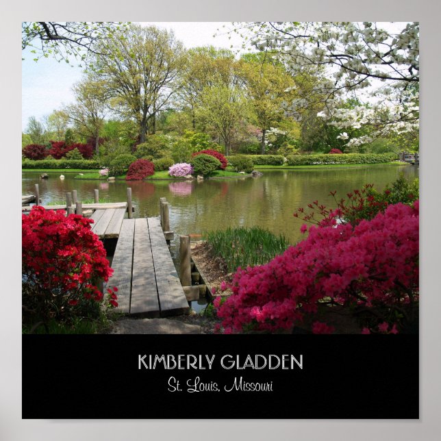 Póster Jardín Botánico de Misuri (Frente)