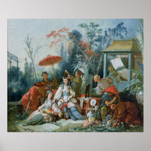 Póster Jardín chino, c.1742