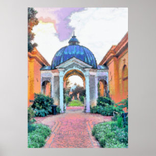 Póster Jardín, City Park, Nueva Orleans