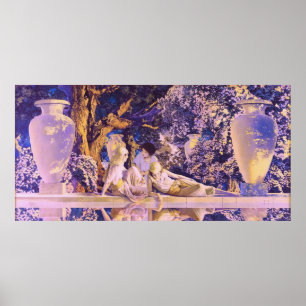 Póster Jardín de Alá, por Maxfield Parrish