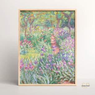 Póster Jardín de artistas en Giverny 1900 Claude Monet fa