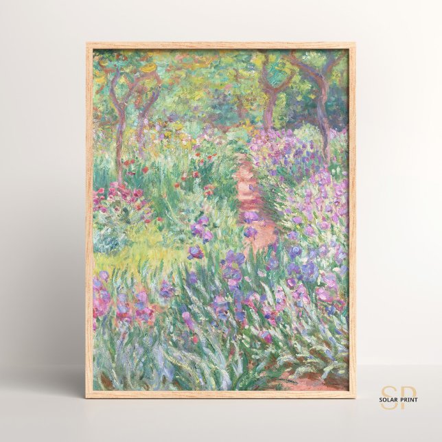 Póster Jardín de artistas en Giverny 1900 Claude Monet fa (Subido por el creador)
