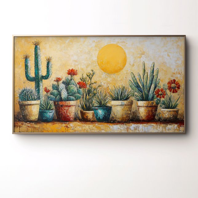 Póster Jardín de Cactus en Macetas (Subido por el creador)