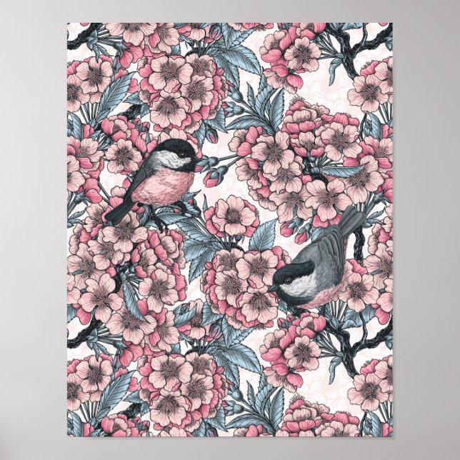 Póster Jardín de cerezas (Frente)