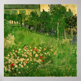 Póster Jardín de Daubigny por Vincent van Gogh, Le Jardin
