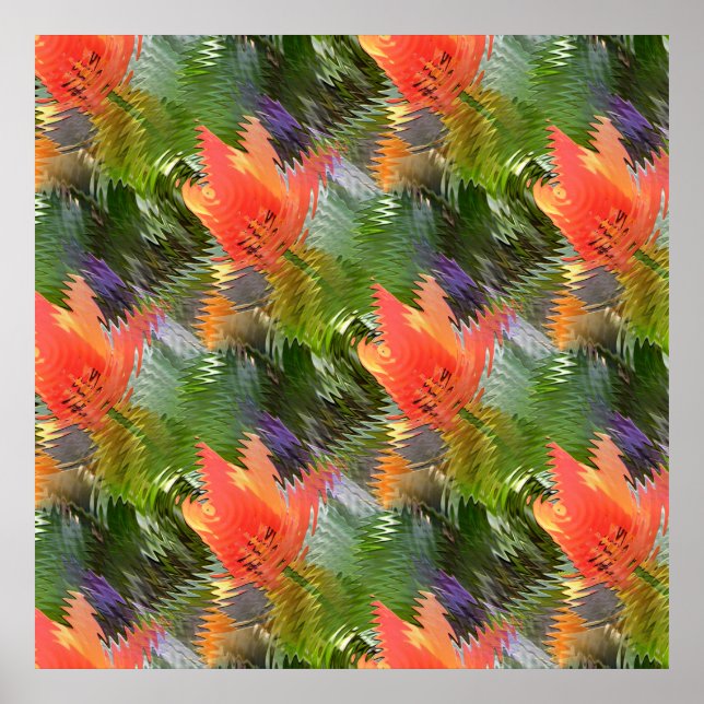 Póster Jardín de Dinosaurios...... (Frente)