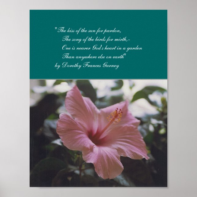 Póster Jardín de Dios (poema) - poster (Frente)