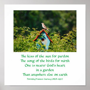 Póster Jardín de Dios (poema) - poster / impreso