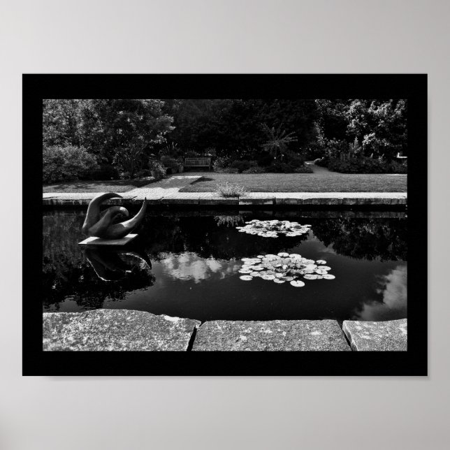 Póster Jardín de escultura (Frente)