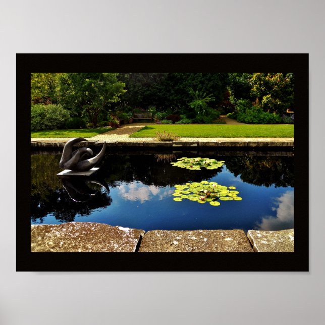 Póster Jardín de escultura (Frente)