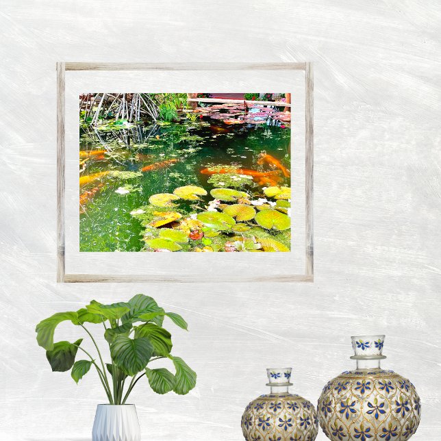 Póster Jardín de estanques de peces en Puerto Vallarta (Subido por el creador)