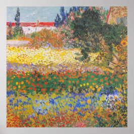 Póster Jardín de flores 1888 por Vincent Van Gogh Bella A
