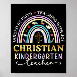 Póster Jardín de Infancia Cristiano Cruz de Jesús Guiado