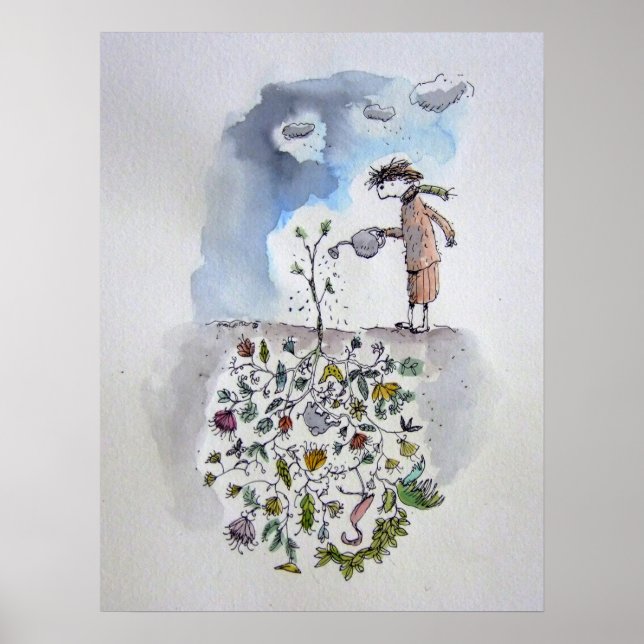 Póster Jardín de Introvert