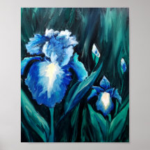 Jardín de Iris Barbudo Azul