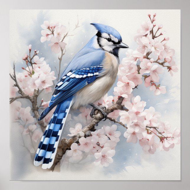 Póster Jardín de Jay Azul (Frente)