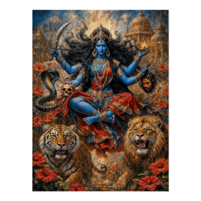 Póster Jardín de Kali (Anverso)