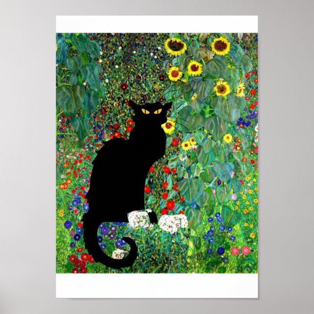 Póster Jardín de Klimt, (Frente)