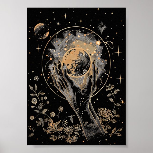 Póster Jardín de la Bruja Celestial (Frente)