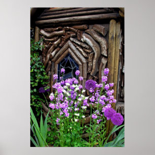 Póster Jardín de la cabaña
