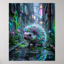 Póster Jardín de la Calleja del Erizo del Circuito