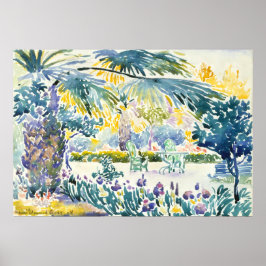 Póster Jardín de la cruz del pintor en Saint Clair