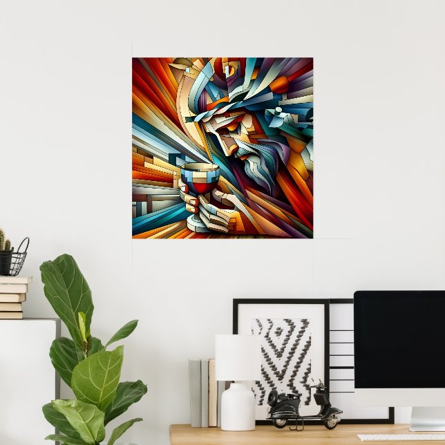 Póster Jardín de la Fe (Oficina en casa)