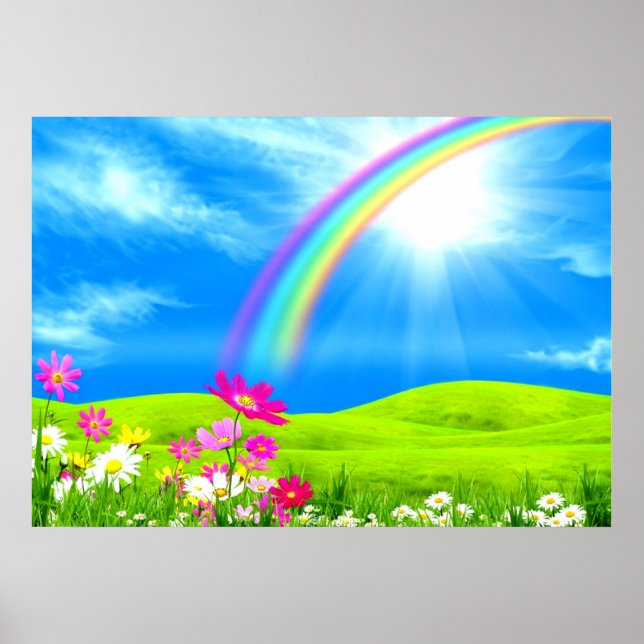 Póster Jardín de la felicidad sanando el amor (Frente)