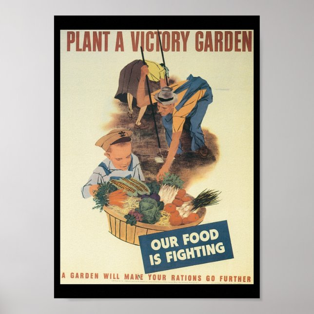 Póster Jardín de la Victoria Guerra Mundial 2 (Frente)