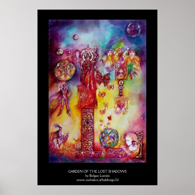 PÓSTER JARDÍN DE LAS SOMBRAS, LAS FILAS Y LAS MARIPOSAS P (Frente)